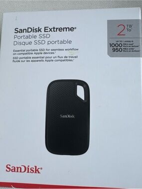 SanDisk Extreme Portable SSD 2TB - Black